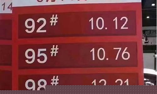 今天汽油价格多少钱一吨_今天汽油价格多少