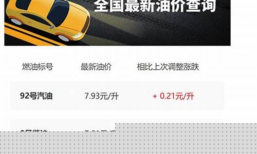 西安今日油价95汽油价格表_西安今日油价95汽油价格表图片