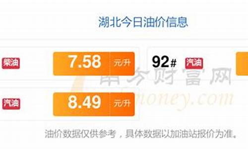 湖北今日油价92价格表_今日湖北省92号汽油价格